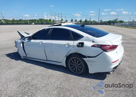 2018 Genesis G80 3.3T Sport из США, поврежденный, VIN KMHGN4JB7JU228316